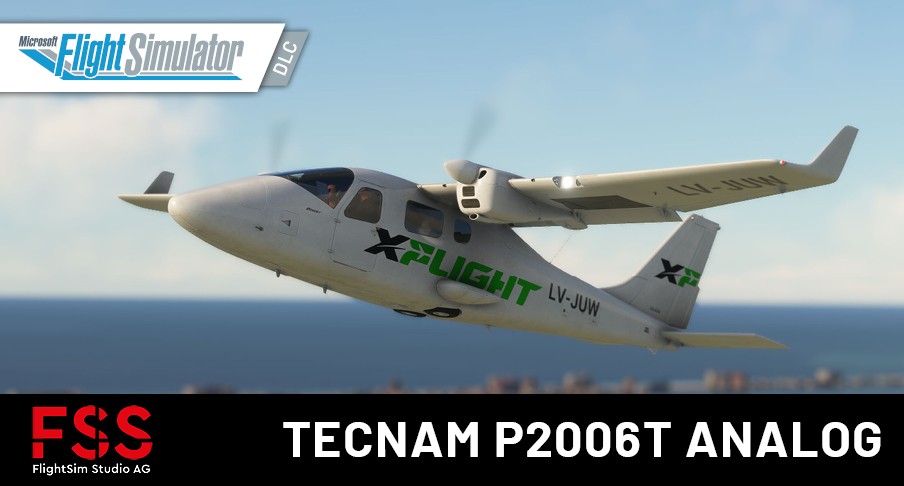 FlightSim Studio's Tecnam P2006T Analog is now on sale - new analogue cockpit version of the MSFS Tecnam P2006T MkII! tinyurl.com/ye9f3utf #FS2020 @MSFSofficial #MSFS