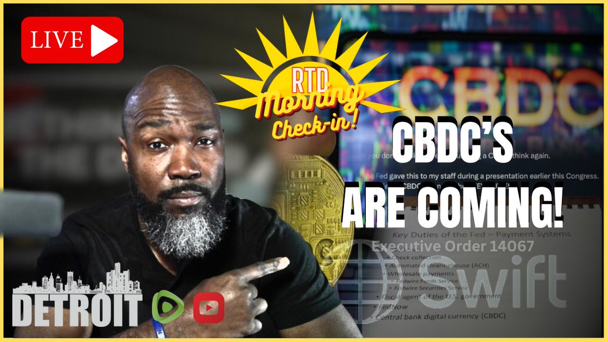 RethinkinDollar's tweet photo. SWIFT's 'CBDC' Service To Connect Global Banking System In 12-24 Months | Wednesday Morning Check-In
https://t.co/ZjiS358hpF
#DigitalCurrency #CBDCs #FinancialPrivacy #GlobalBanking #CryptoVsCBDC https://t.co/zYLz4vrlcq