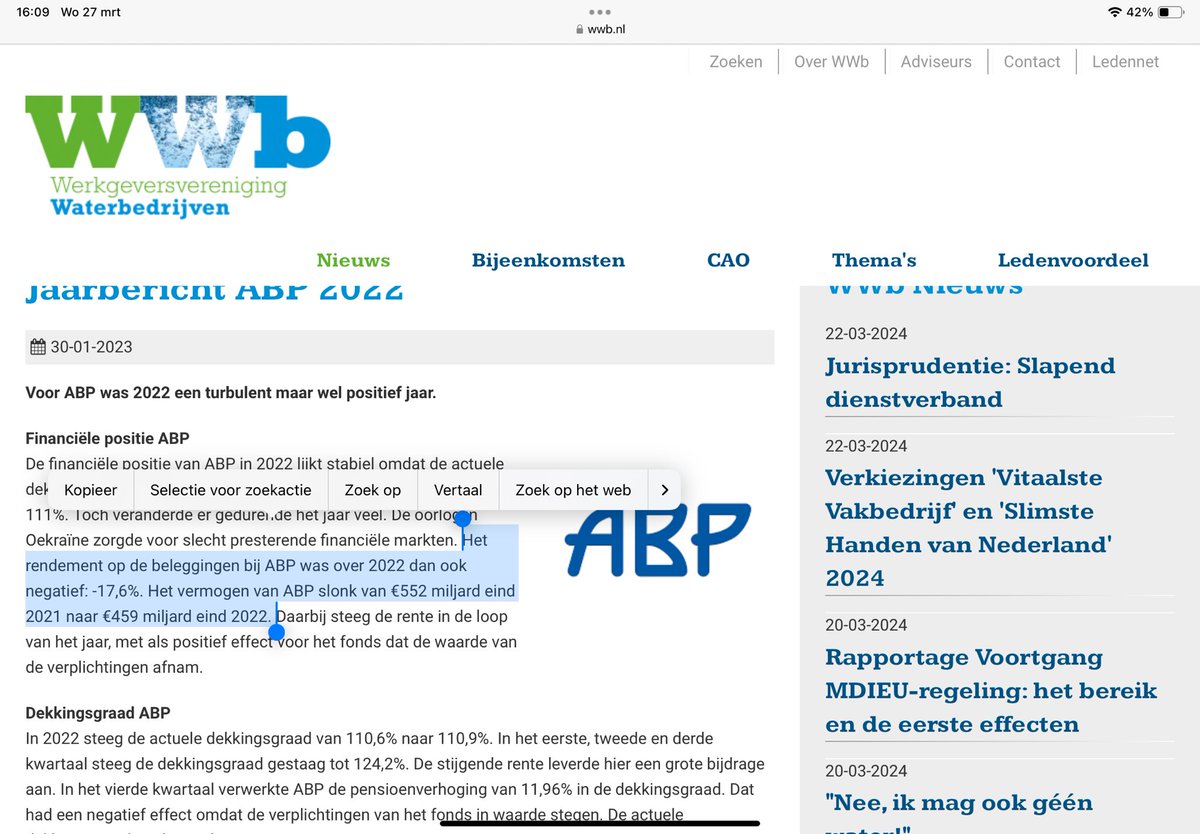 harmbeertema's tweet image. In 2022 was het rendement van het belegd ABP-vermogen -17,6%. Laat dat goed tot u doordringen. En altijd weer @prosenmoller van de meest anti-rechtsstatelijke, subversieve partij van allemaal, @groenlinks. 
Natuurlijk moeten we naar hem wijzen. 
Maar nog veel meer naar de mensen