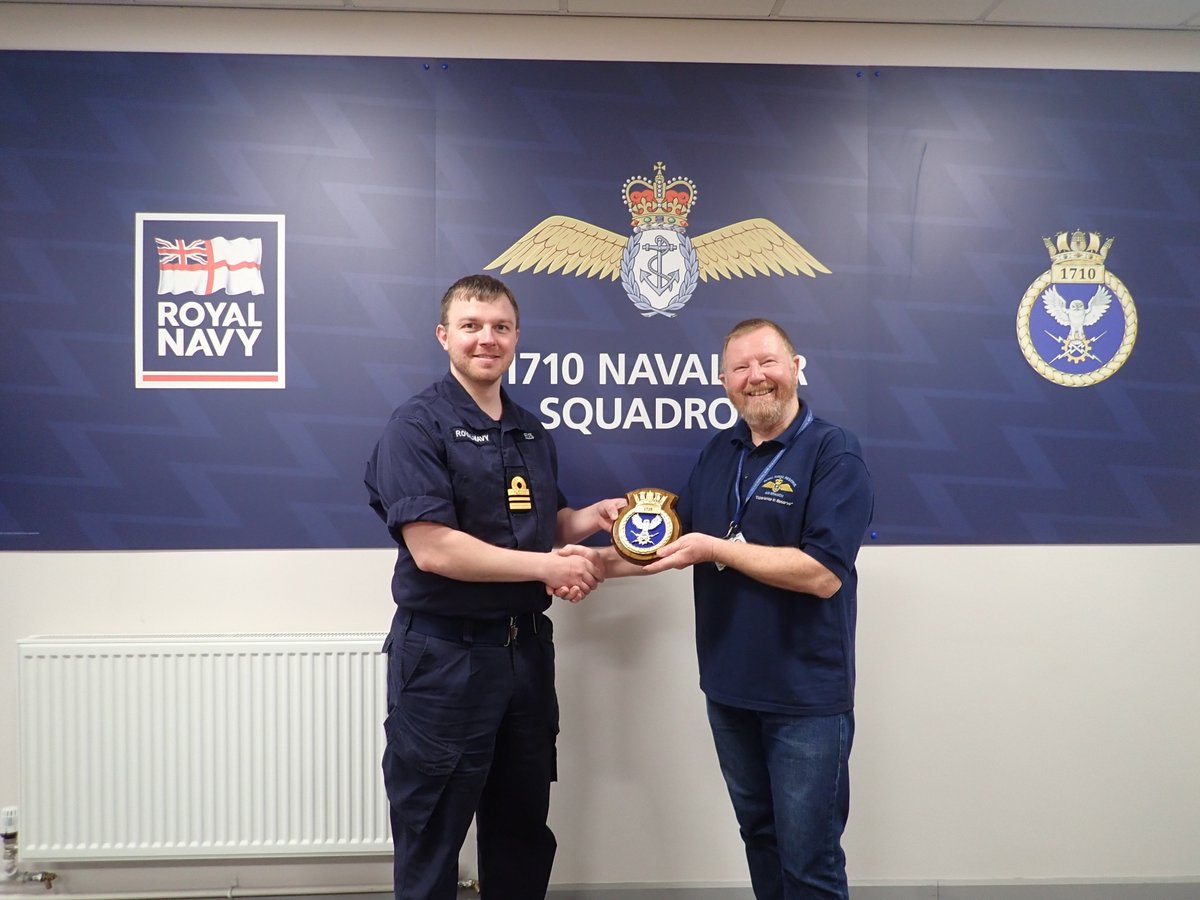 1710NAS's tweet photo. Farewell to David Smith, a distinguished Designer at 1710NAS! With 50 years of Public Service, Dave's expertise has shaped countless aircraft and Operations. Thank you for your dedication and best wishes for retirement! @RoyalNavy https://t.co/qAQtIdIRqN