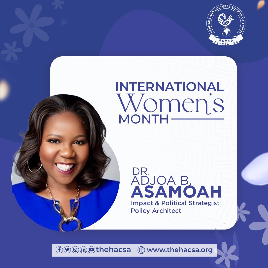 TheHACSA's tweet photo. HACSA celebrates Adjoa B. Asamoah, a leader in social impact. Recognised by EBONY, she ignites change and amplifies marginalised voices. Let her story inspire us to champion diversity and  women empowerment. 
#HACSA #InspireInclusion #WomenEmpowerment https://t.co/1ItBnJTLBZ
