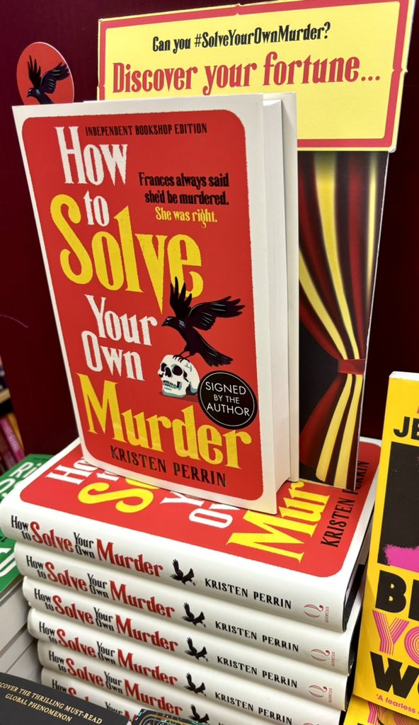 James Brinsford (@jamesbrinsford) on Twitter photo I may not have found a fortune but have found <a href="/Kristen_Perrin/">Kristen Perrin</a> revealing #HowToSolveYourOwnMurder at <a href="/winstonebooks/">Winstone Books Sherborne</a>
#BookBoost #booklovers #bookblogger #booktok #BookTwitter #booktwt #bookstagram #BooksWorthReading <a href="/QuercusBooks/">Quercus Books</a> I may not have found a fortune but have found <a href="/Kristen_Perrin/">Kristen Perrin</a> revealing #HowToSolveYourOwnMurder at <a href="/winstonebooks/">Winstone Books Sherborne</a>
#BookBoost #booklovers #bookblogger #booktok #BookTwitter #booktwt #bookstagram #BooksWorthReading <a href="/QuercusBooks/">Quercus Books</a>