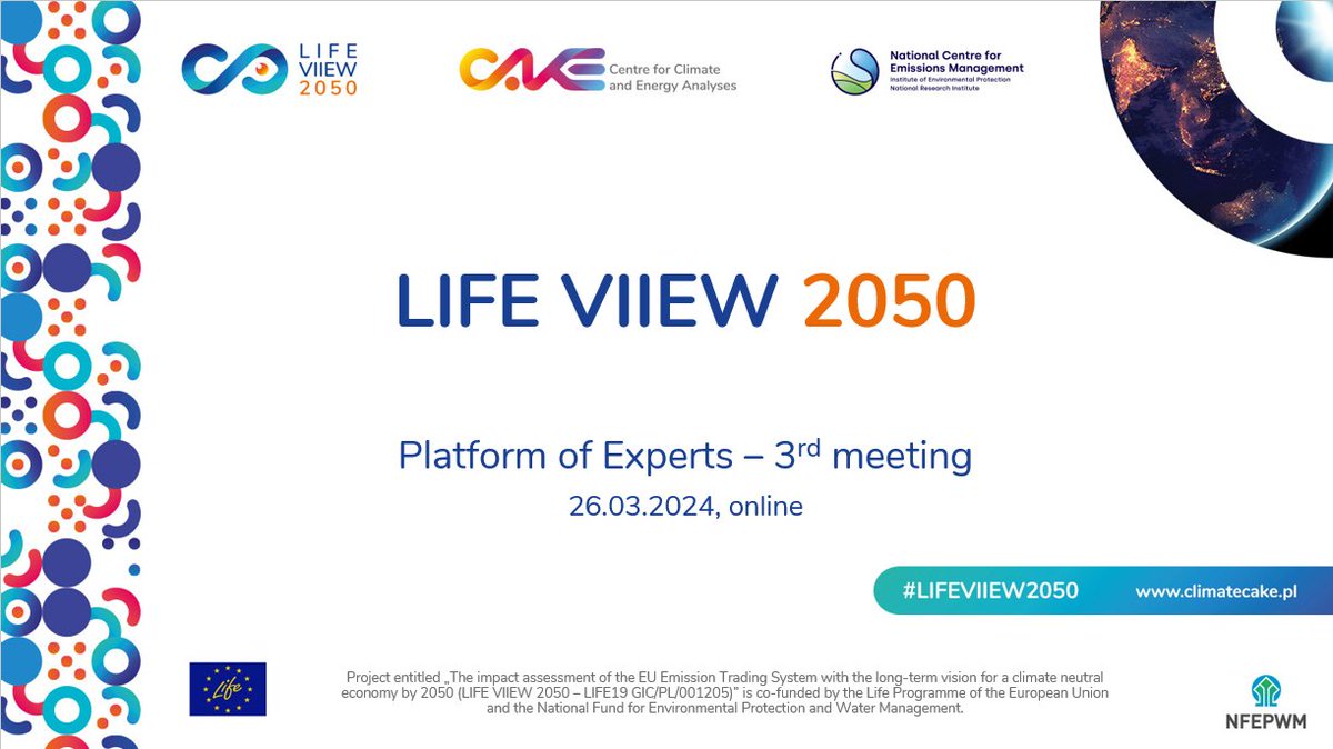 🎯On the 26th March 2024, the 3rd #LIFEVIIEW2050 Platform of Experts meeting was held. We delved into our latest analysis: „VIIEW on EU ETS: Exploring synergies between the #EUETS and other EU climate policy measures - #carbonremoval, #hydrogen, and sectoral #transport policy”.