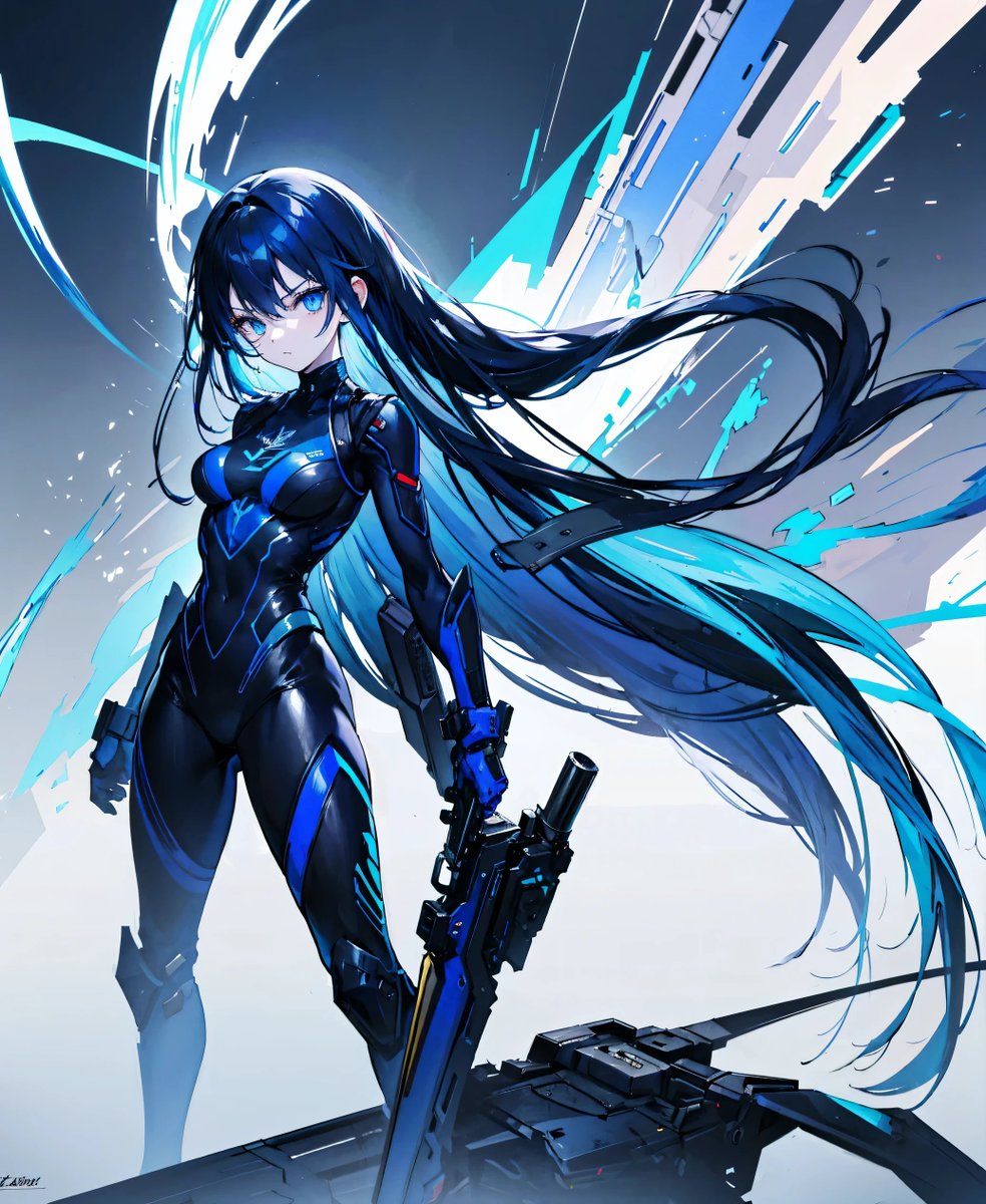 BluePilotSuit's tweet photo. A girl who wears a cyber suit and fights.
#BlueCyberSuit
#BlueCyber
#aiart #aiartwork #CyberSuit #AI #AIイラスト #AIillustration
#BlueCyberSuit20230329 https://t.co/0wjbw1WJMr