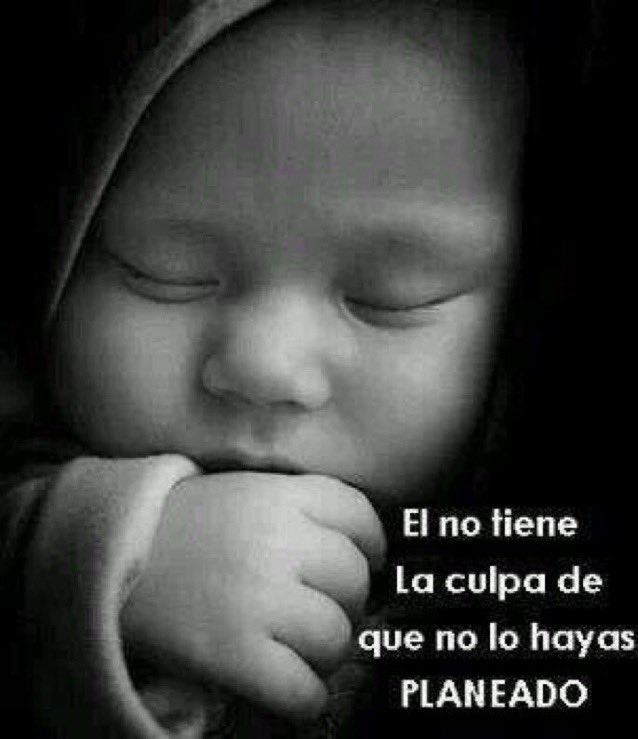 porlavida2014's tweet photo. El no tiene la culpa de que tú no lo hayas planeado. #SiAlaVida https://t.co/3WUjSqbuEy