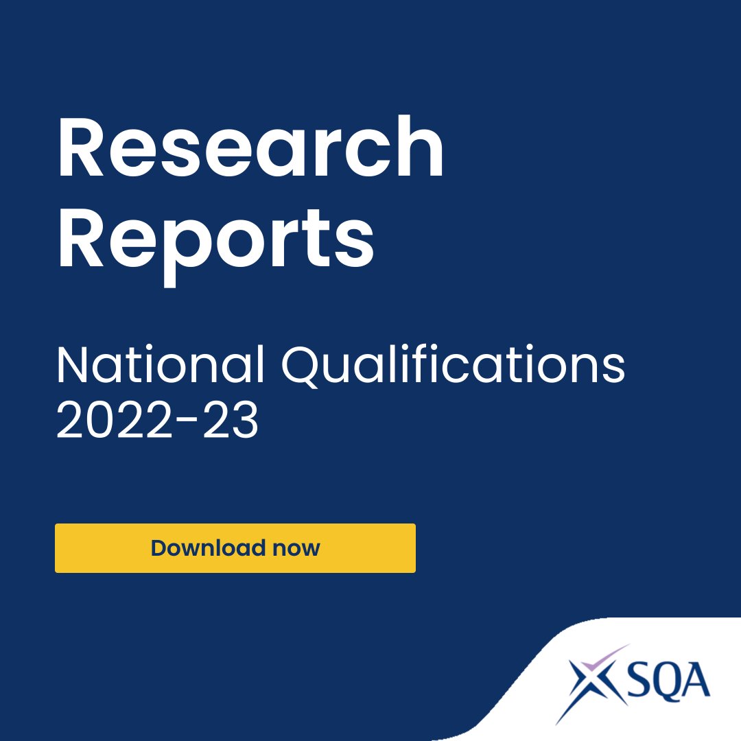 We've published the findings of our research into what learners, teachers, lecturers and senior examiners thought of the arrangements for National Qualifications in 2022-23. 👉 ow.ly/uCST50R3k6T