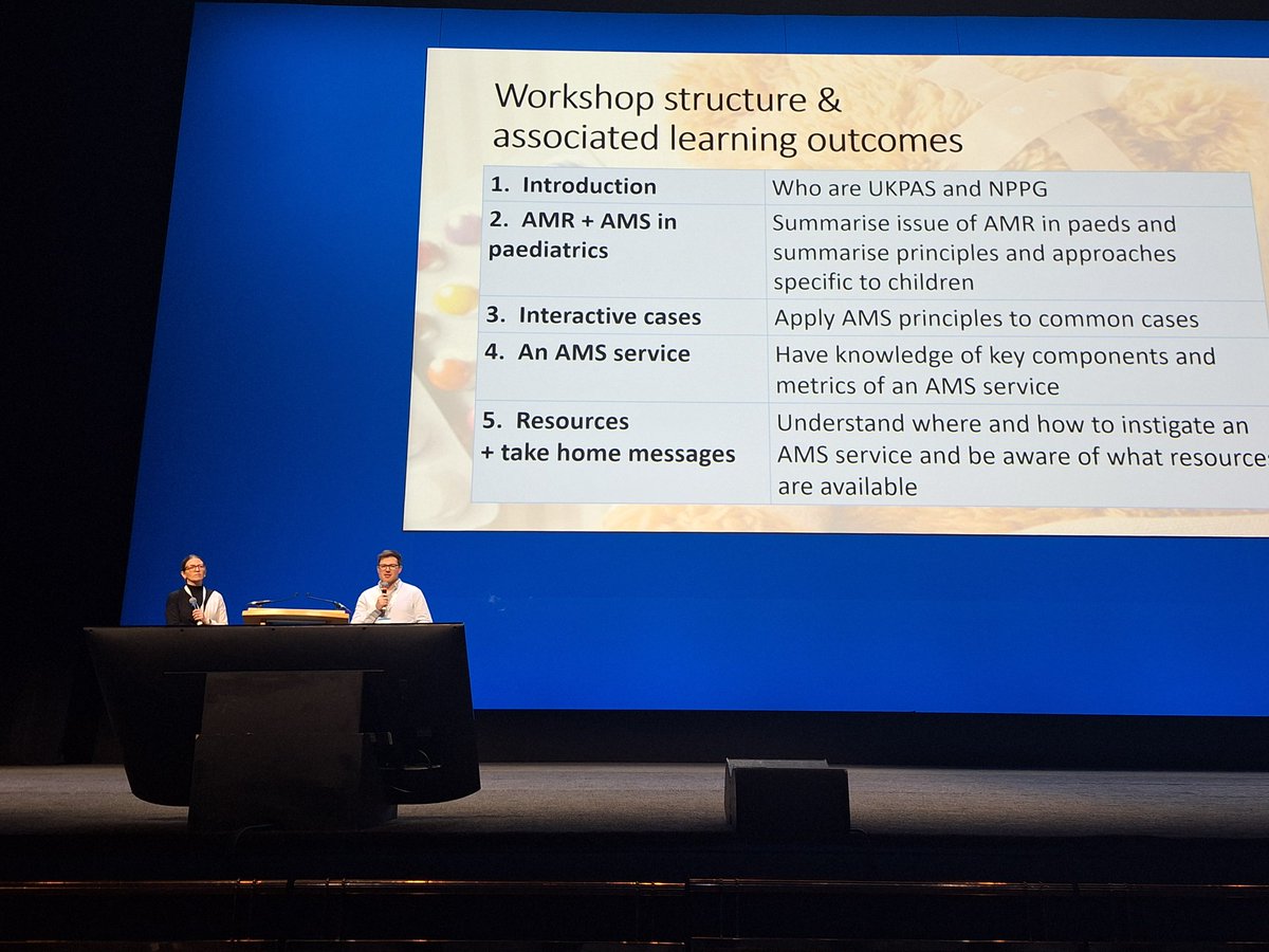 Great that the risk of antimicrobial resistance in children is being taken seriously by @RCPCHtweets . @sam_channon and @mcgarrityorlagh chairing uk pas workshop at #RCPCH24 sharing good practice to improve paeds AMS @aliciad3 @JasonGNewland @apsmunro @brendanmcID @BSACandJAC