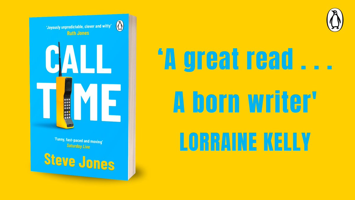 MichaelJBooks's tweet photo. One call can change your past. And f***-up everyone’s future . . .

'A great read. A born writer' LORRAINE KELLY

Back To The Future meets Call My Agent, #CallTime by @SteveJones – preorder the paperback now: https://t.co/kGK7ZcTLer https://t.co/VjZWo7D5g1