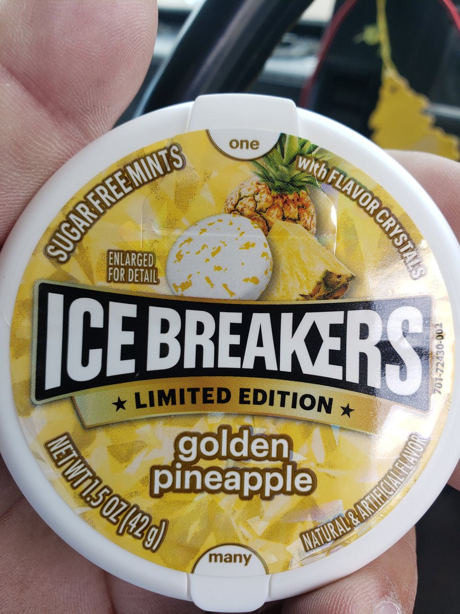 reorex's tweet photo. If u can find these I highly recommend. #icebreakers #goldenpinapple https://t.co/IJWolnjMLd