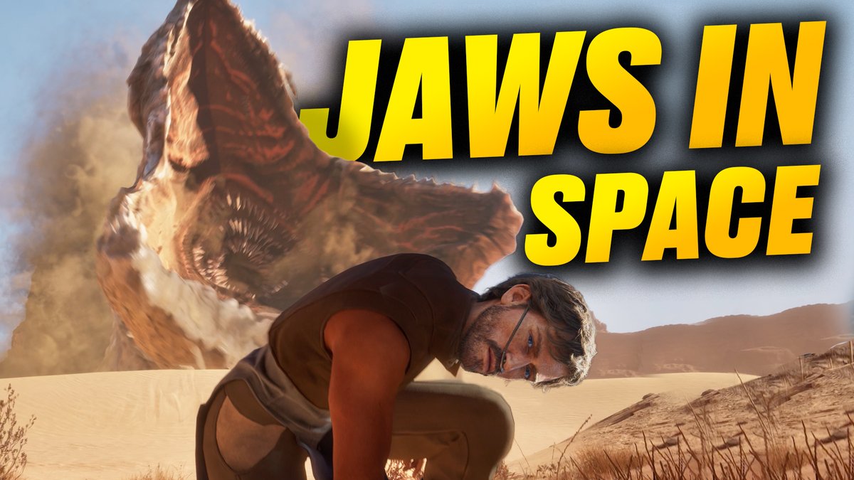 Sandworms are like sharks in space in Dune Awakening 🦈 🎥 youtu.be/4MJxNjlzzd4