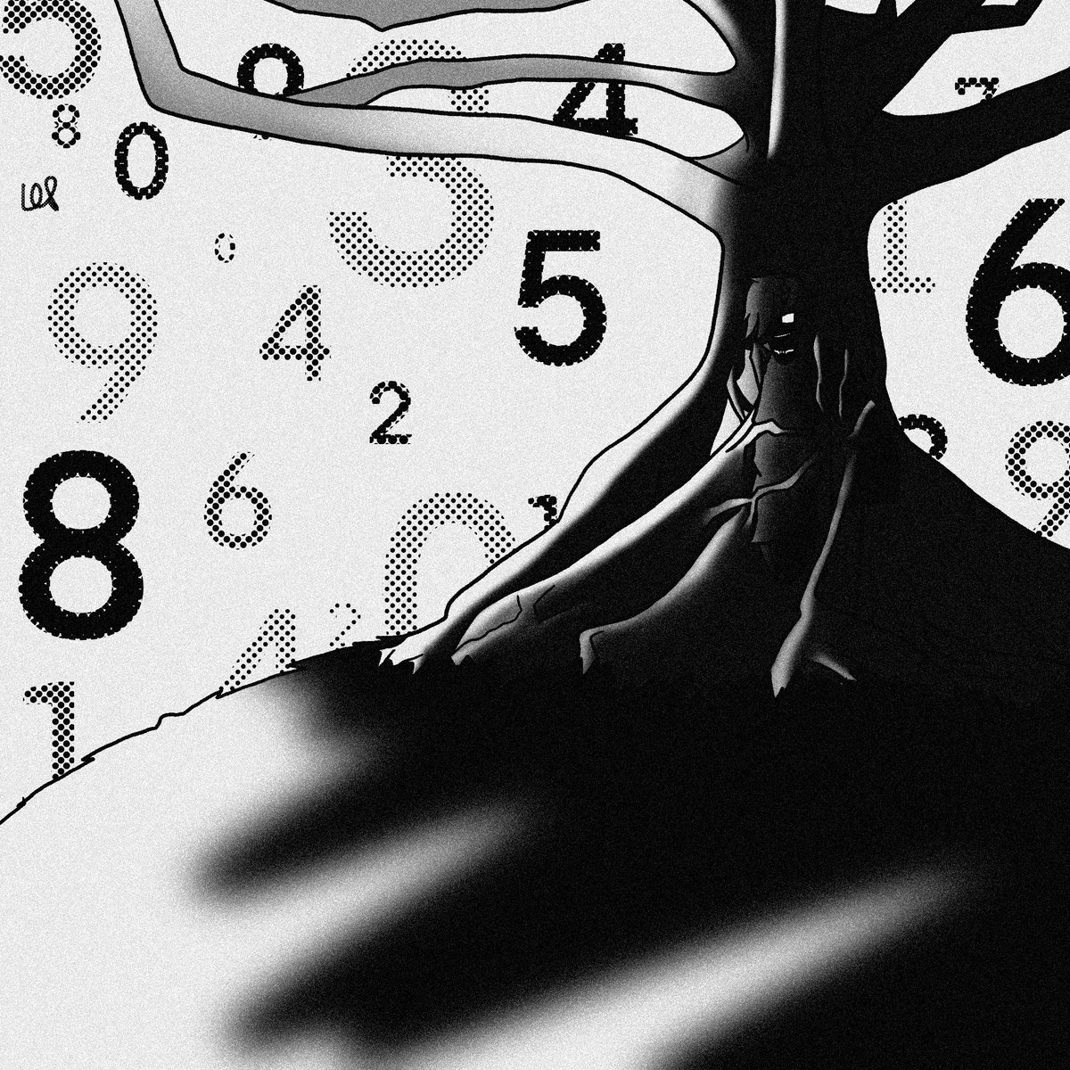 kurai2847's tweet photo. “Occasionally, in the dreams, he would also see images; a silhouette effigy, a tree on a hilltop, a dark figure of unknown nature but clearly powerful and mighty.” #francisofthefilth #digitalart #filthyfrank https://t.co/bj2hEf5E61