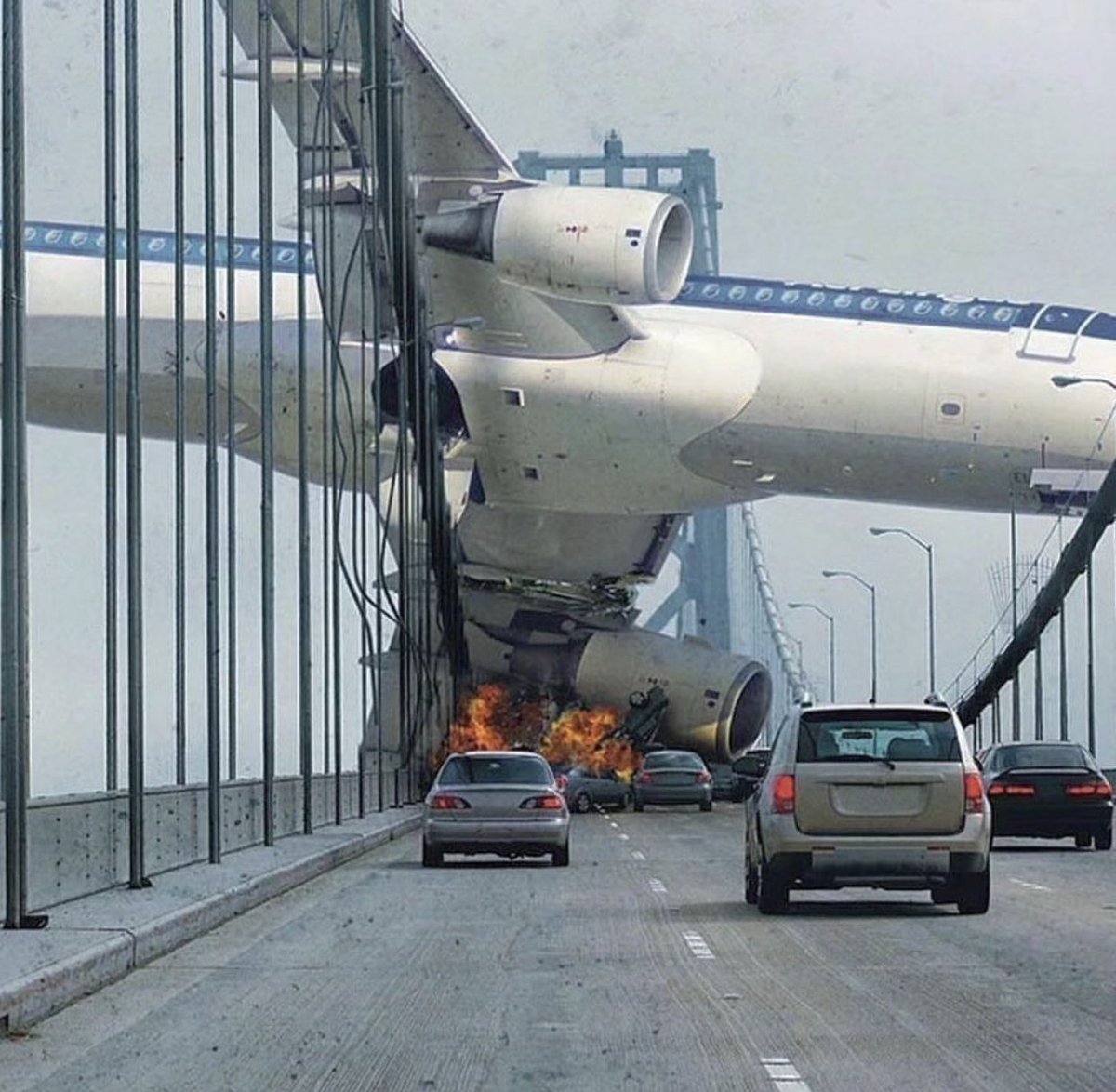 MadamAviation's tweet photo. What happened here 
#baltimorebridge https://t.co/6ESfz0vb0M