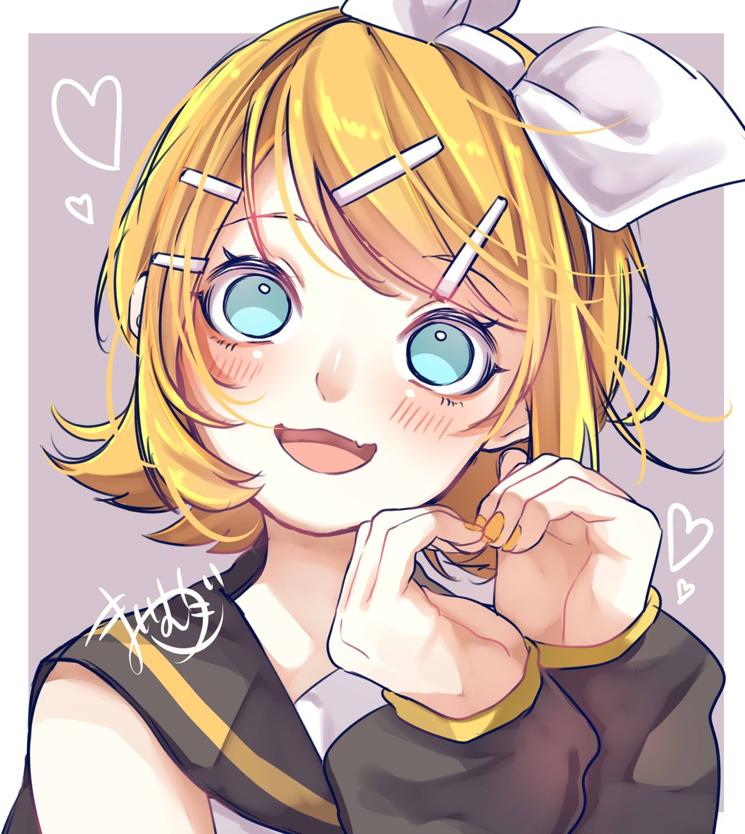 鏡音リン 「最近リンちゃんを全然描いていないことに気づいてしまった…!描かねば!#鏡音リン 」|まいむぎのイラスト