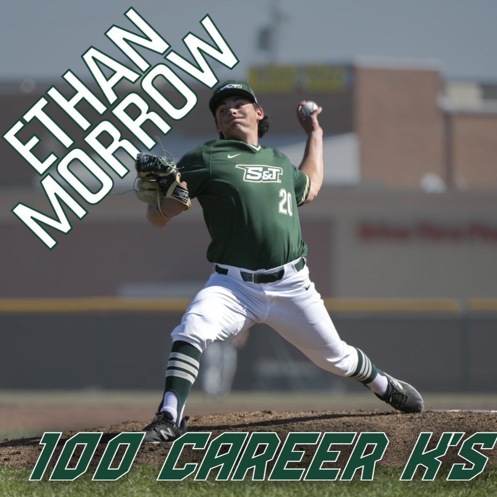minersports's tweet photo. We are halfway through the season and three @miners_bsb player's have joined the 100 Strikeout Club in that time!

Dylan Mollett - on 2/19 vs Winona State
Ethan Morrow - on 3/2 vs Wayne State
Elijah Gross - on 3/24 vs William Jewell
#minerpride https://t.co/XSbqhn03oz