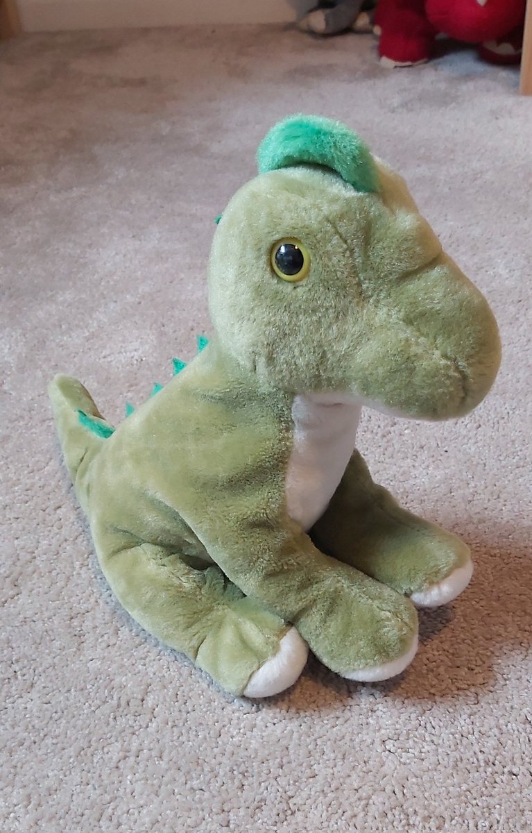 HarryForrester's tweet photo. @Dave_Hone please could you help me and my three year-old son identify what type of dinosaur this is? He's insisting it's a hadrosaur... https://t.co/RuP8rxu6e8