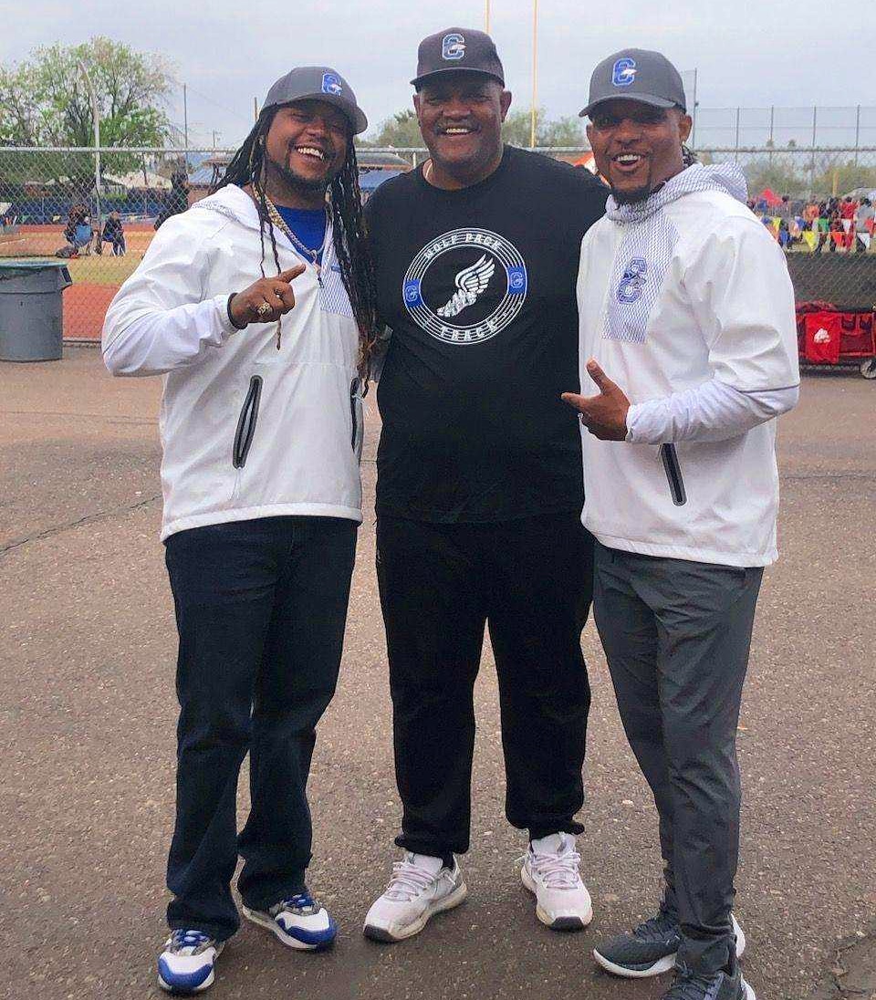 The Richardson Legacy Continues!!!! So Happy I got to share my First Chandler Rotary as a Head Coach With These Two!! #FamFirst #RaisedByWolves    #BleedBlue #Ohana #ChandlerRotary