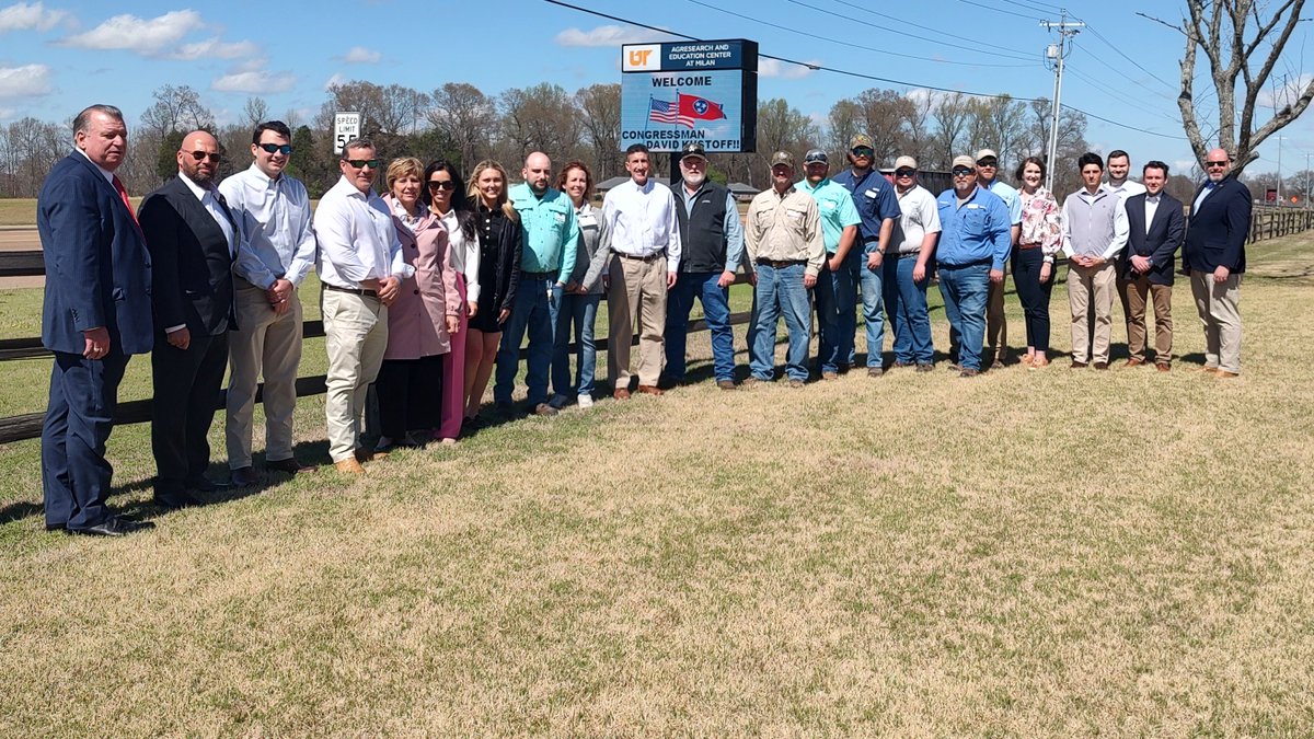 The AgResearch & Education Center at Milan had a nice visit with Congressman David Kustoff, along with his West TN staff & most of his Washington D.C. staff. The visit included a tour of the West TN Ag Museum and a Q&A session.