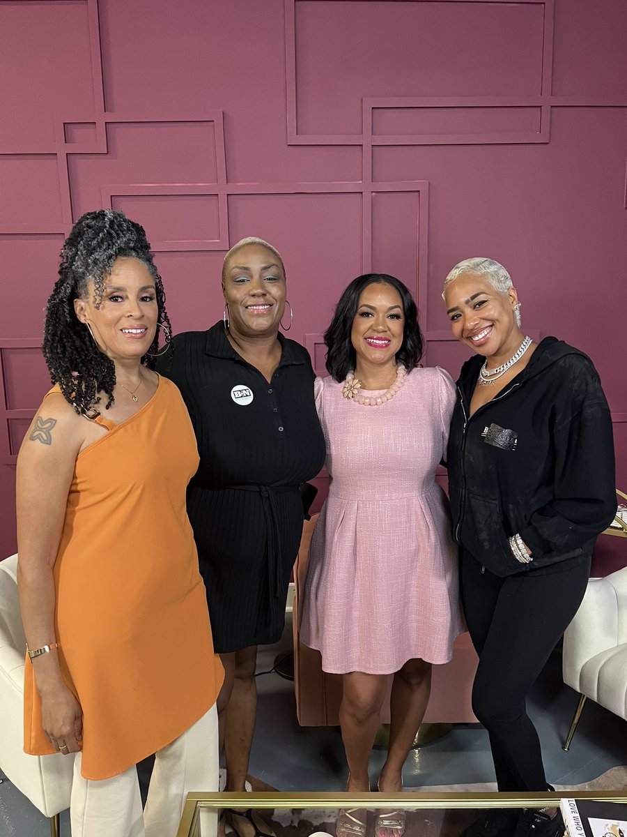 BNonbelievers's tweet photo. Yesterday, our new ITC cohost Edith Gray was a guest on the new podcast “Across Generations”, with MSNBC alum Tiffany Cross.
Edith and Mandisa are pictured with Tiffany and podcaster B. Simone.
We will keep you posted on the air date!
#BNchangeslives #acrossgenerations https://t.co/CPbJLTe4eq