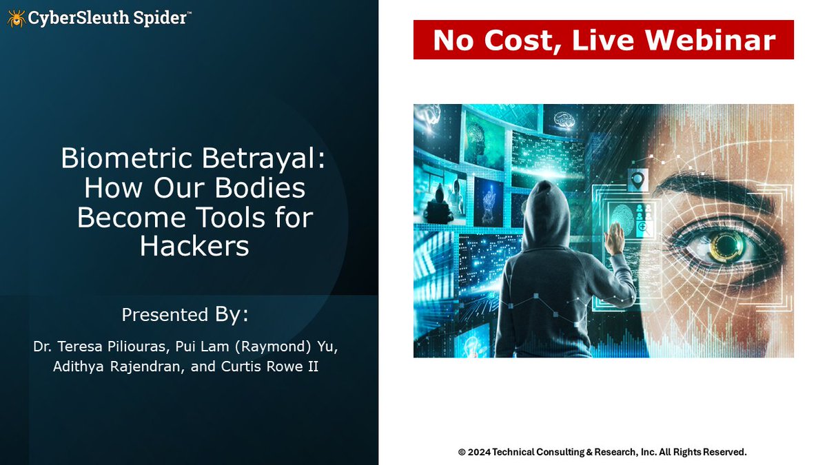 masonsbdc's tweet image. Protect your biometric data. Get important tips and strategies tomorrow, (March 28, 2024 from 10 AM - 11 AM) in our no-cost webinar -

&quot;Biometric Betrayal: How Our Bodies Become Tools for Hackers&quot; ow.ly/ACXP50R3kjL
#biometricsecurity