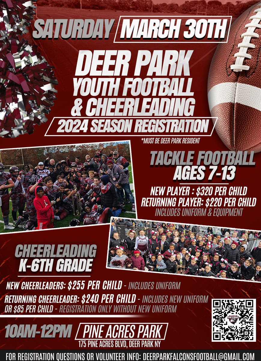 Deer Park Falcons Youth Football & Cheer tweet media