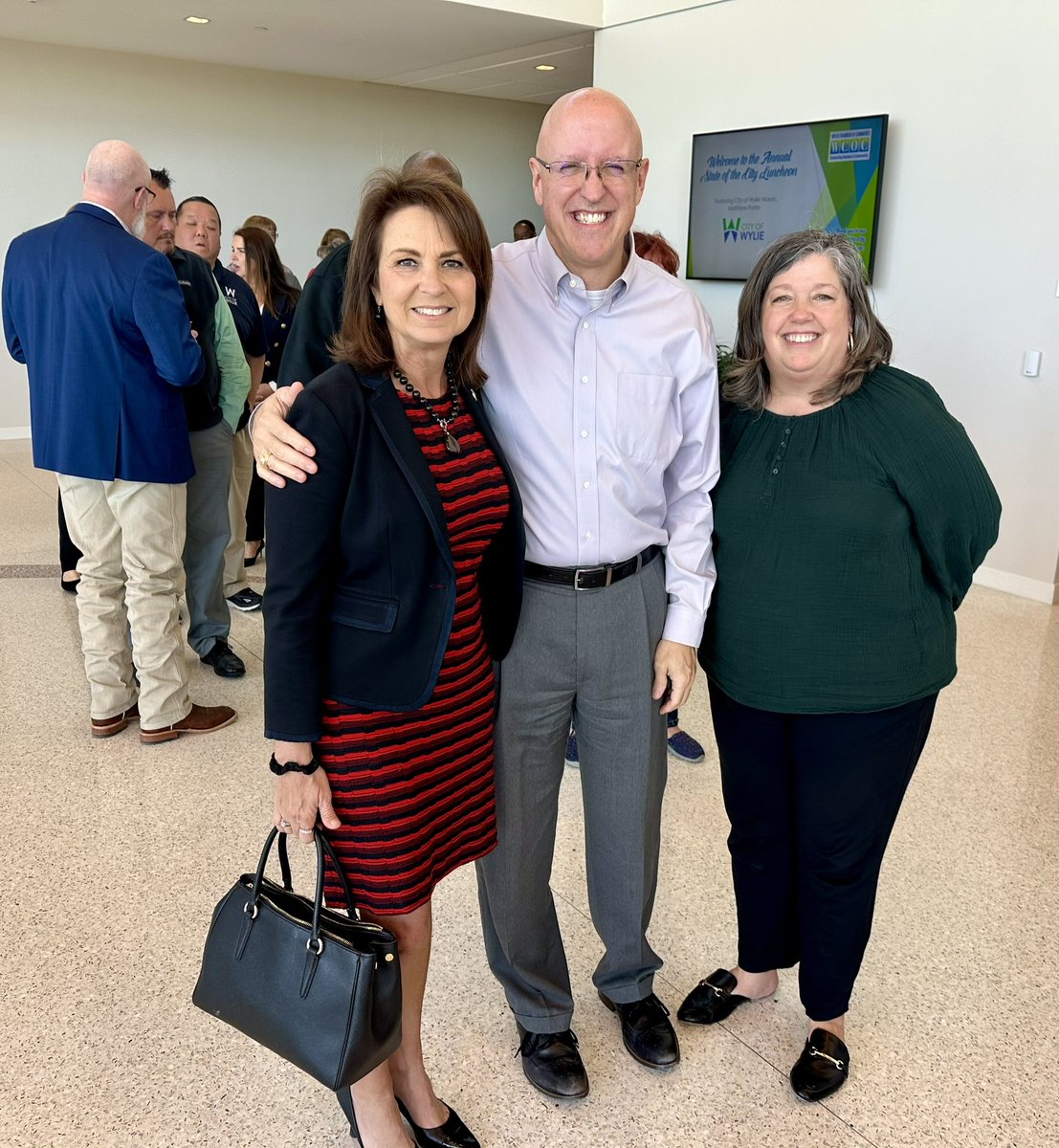 I enjoyed attending the Wylie State of The City. Thank you Mayor Matthew Porter for the wonderful update. Also, thank you Wylie Chamber of Commerce and CEO Tina Stelnicki for hosting the event.