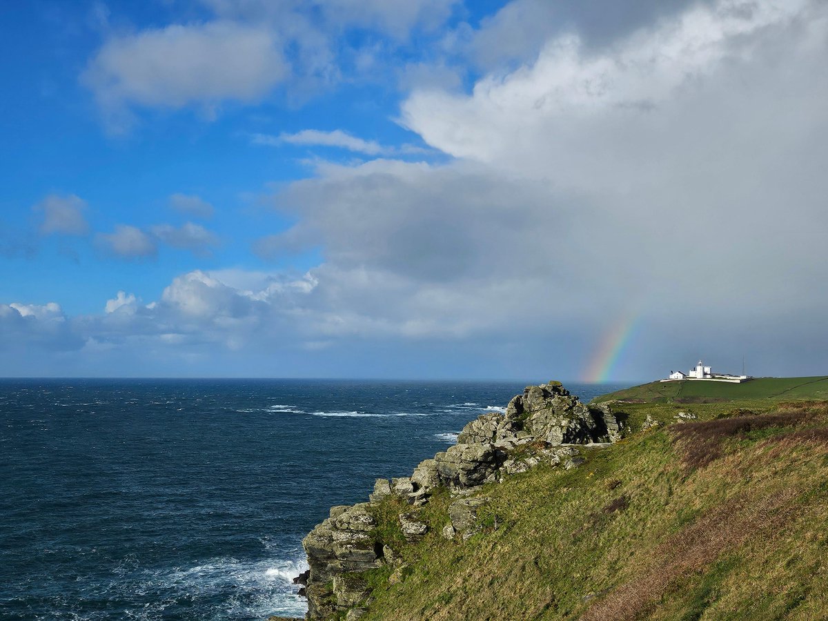 'If you want the rainbow, you gotta put up with the rain!' Lizard Lighthouse by #WeatherWatcher Chanters. See more beautiful pictures of Cornwall. bbc.co.uk/weatherwatchers