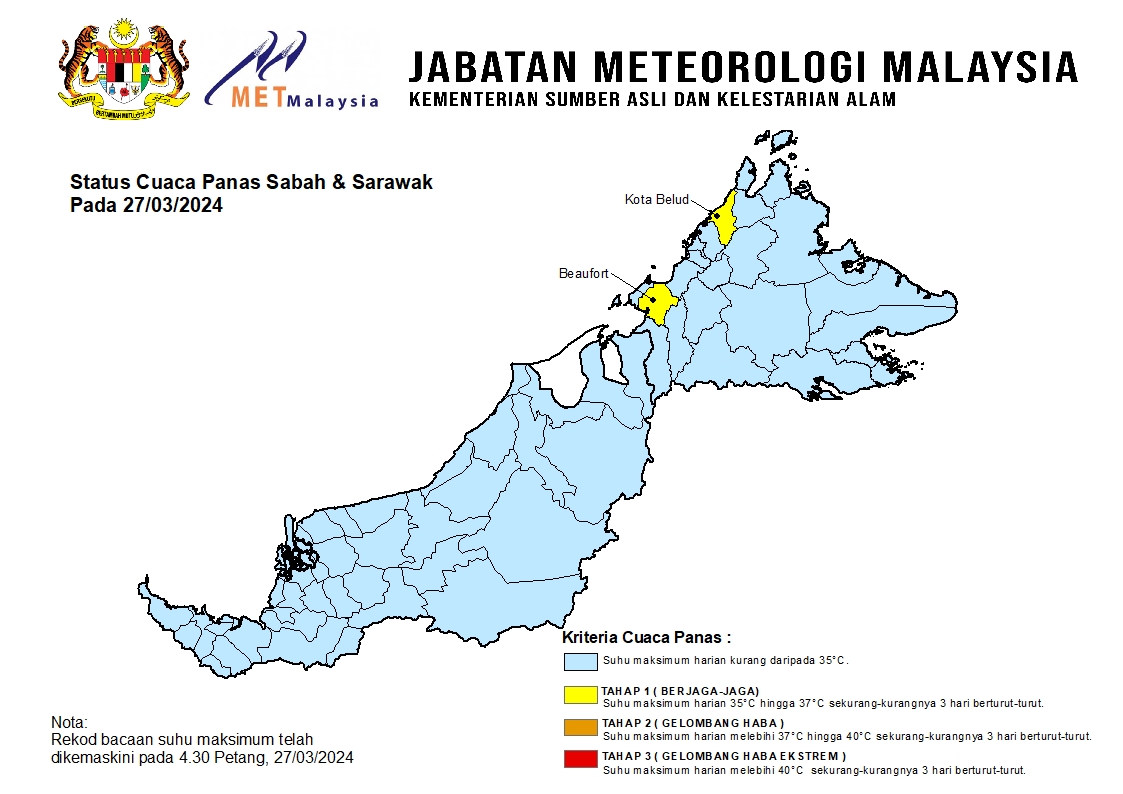 metmalaysia's tweet photo. πππππ ππππ ππππππ πππππ πππππ
27 Mac 2024 | 4.30 petang
#metmalaysia
#statuscuacapanas
#NRECC
#MalaysiaMADANI https://t.co/qsHFdKpwLu