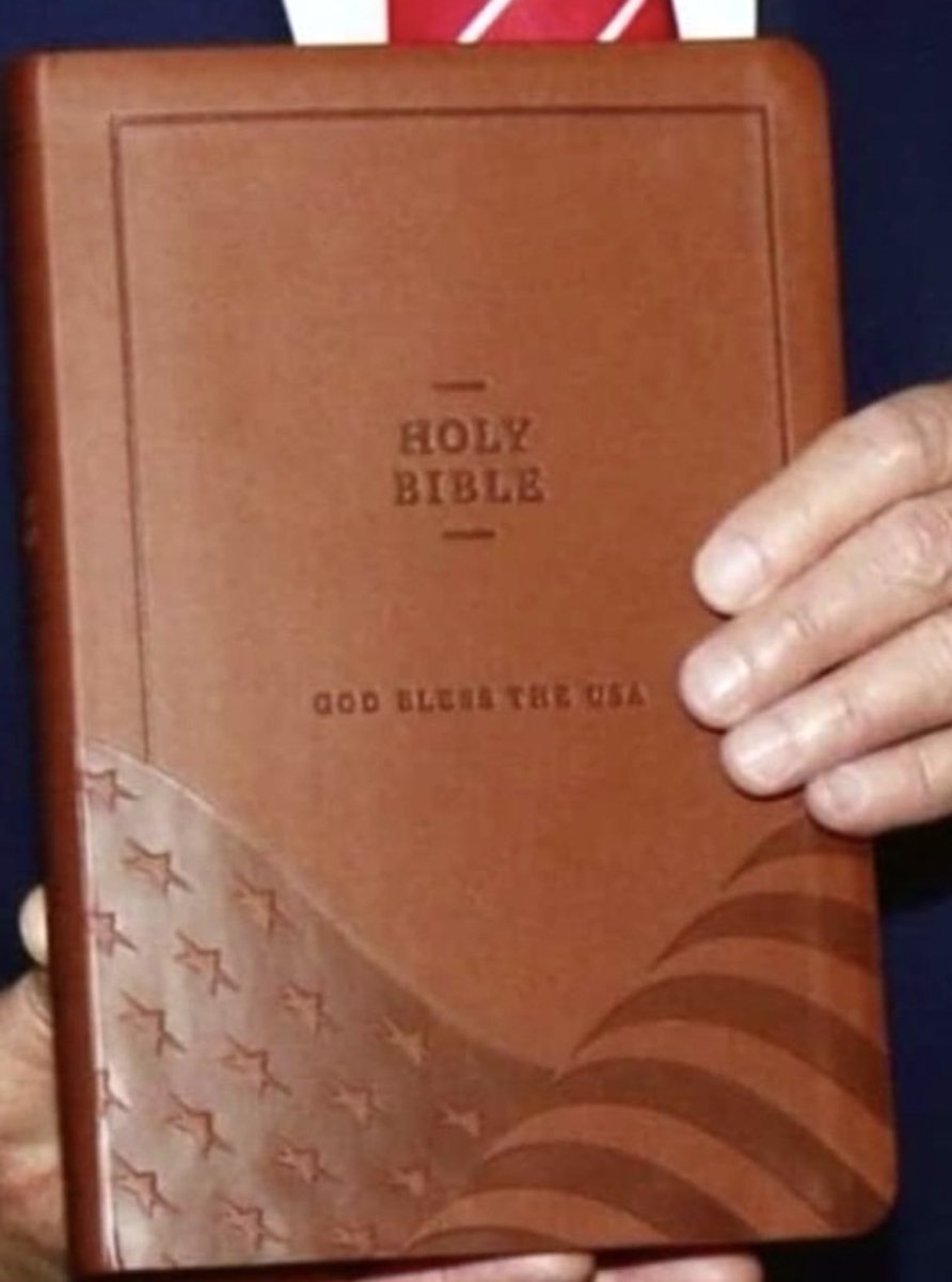 Putting a flag on a Bible then adding political documents to it to repackage and sell it for $60 by a man who has never read it is really some sick, twisted stuff. This is not the christianity that comes from Jesus.