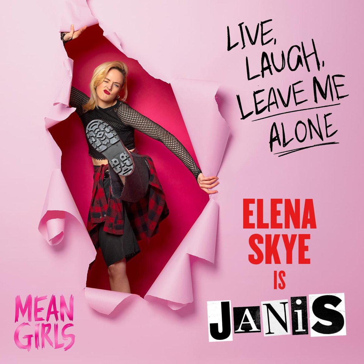 ElenaSkyeFans's tweet photo. CONFIRMED! @EllieJadeS will be playing JANIS in @MeanGirlsStage at @SavoyTheatreLdn. get ur tickets now!! https://t.co/x6OJZkmGO8 https://t.co/oIZUMuhJYG