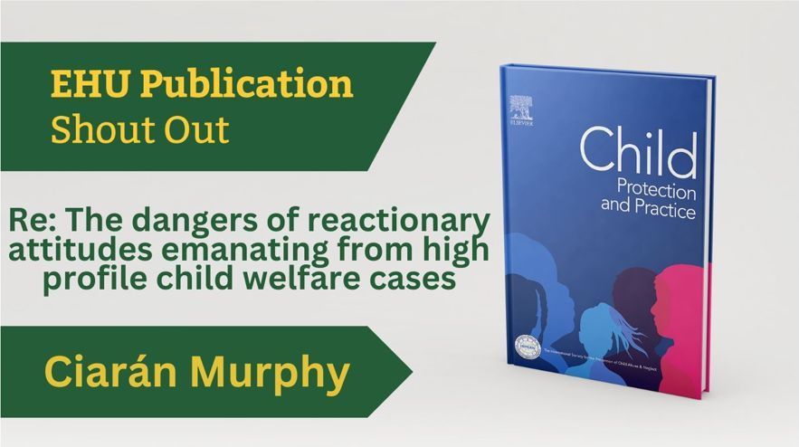 EHU Publication Shout Out 📢 Details and issues with initial reporting and ongoing discussions of the tragic #BronsonBattersby case are discussed in @CiaranMMMurphy latest letter to editors of #ChildProtection and Practice: buff.ly/4afXg98 #ChildWelfare #Safeguarding