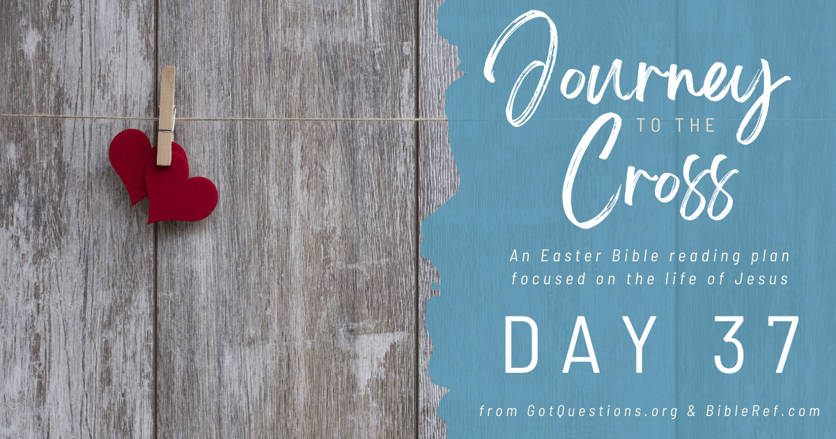 gotquestions's tweet photo. Continue to journey toward the cross with us by focusing on the life of Jesus Christ each day until Resurrection Day! Today's Bible Reading can be accessed here: https://t.co/g4y8TvdeIc
#EasterReadingPlan #GotQuestions #BibleRef https://t.co/88XA8O6xuq