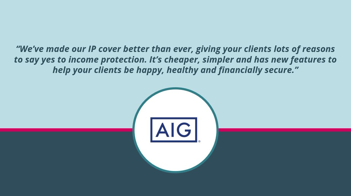 Talking about income protection isn’t always plain sailing, that’s why @AIGLifeUK believe you can protect more of your clients with confidence using their refreshed IP cover.

Discover how this could help your business and your clients: bit.ly/4a1asz7

#AD #TogetherWeCan