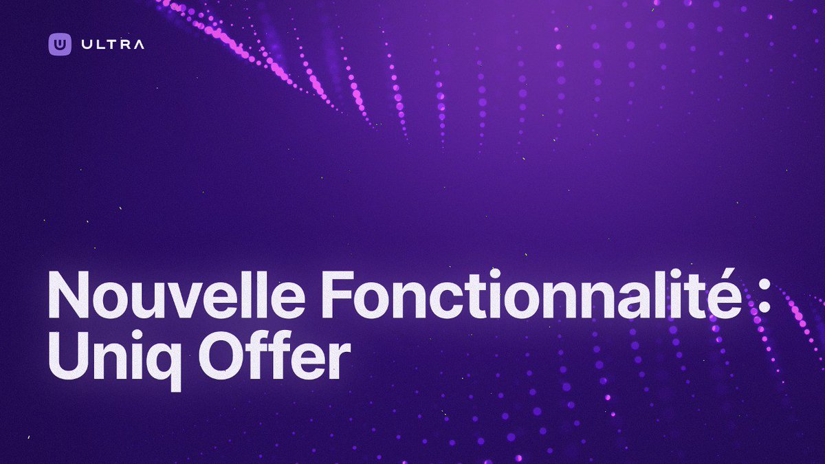 Le développement des Uniq Offer se termine avec succès et la fonctionnalité est maintenant disponible sur le Testnet ! 🌟

Voyons comment cela fonctionne :

🔹 Offre pour un Uniq : ciblez un Uniq spécifique par son numéro de token factory, en faisant votre offre directement à son