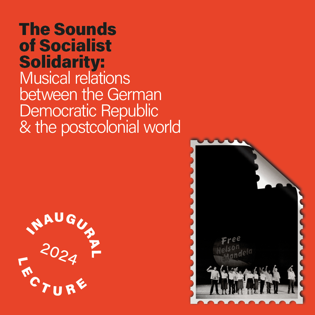 📅 Join us on 3 April for the inaugural lecture of Professor @elaine_m_kelly of @ReidEdinburgh: Sounds of Socialist Solidarity: Musical relations between the German Democratic Republic & the postcolonial world. 📍 Wed 3 April, 5.15pm West Court. Free. 🔗 edin.ac/3TSWIAZ
