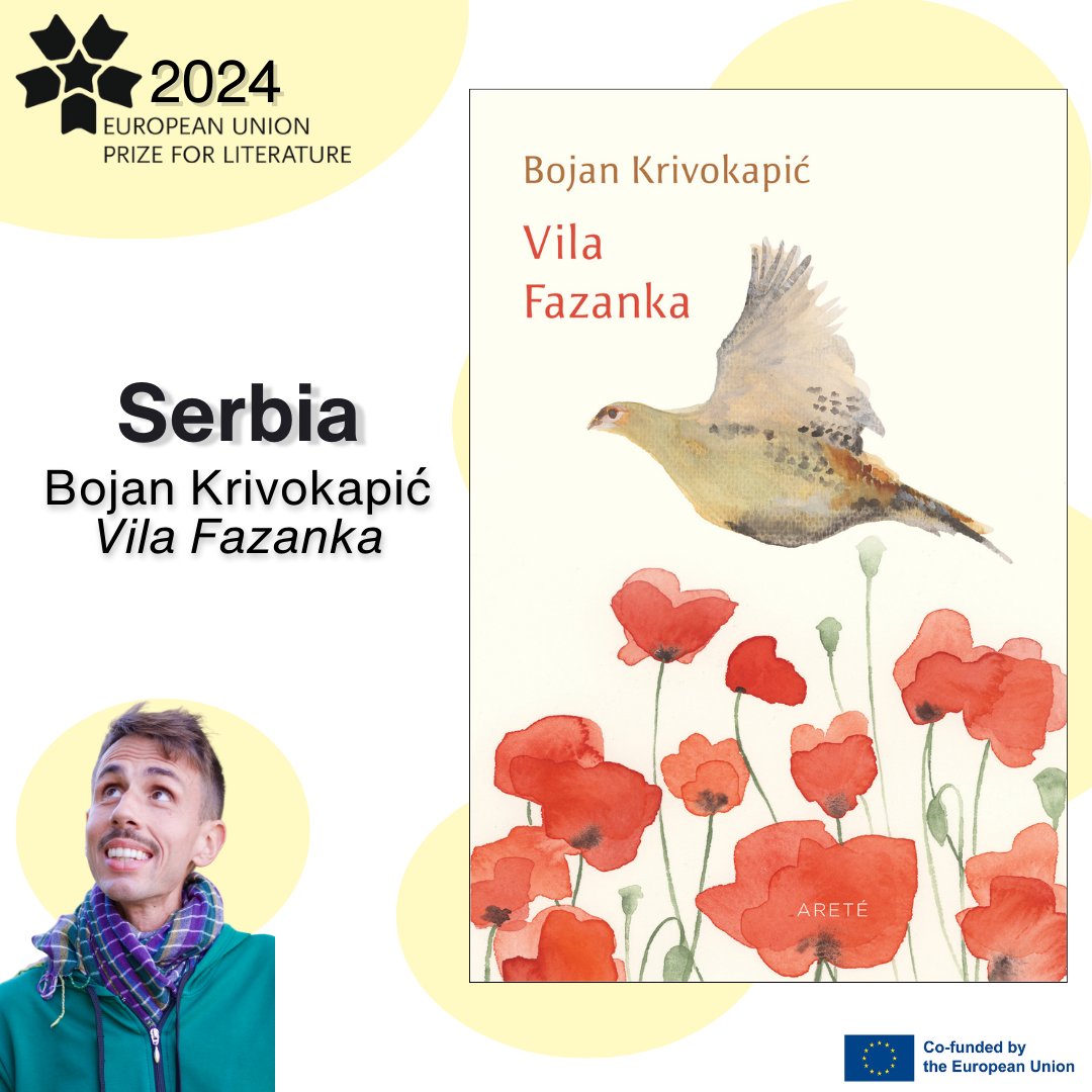 📚 Until the winner and special mentions are announced on 4 April, we invite you to take a closer look at our 13 European nominees. Let's continue with Serbian author Bojan Krivokapić. 🇷🇸 Discover his profile: euprizeliterature.eu/author/bojan-k… #EuropeForCulture #CreativeEurope4Books