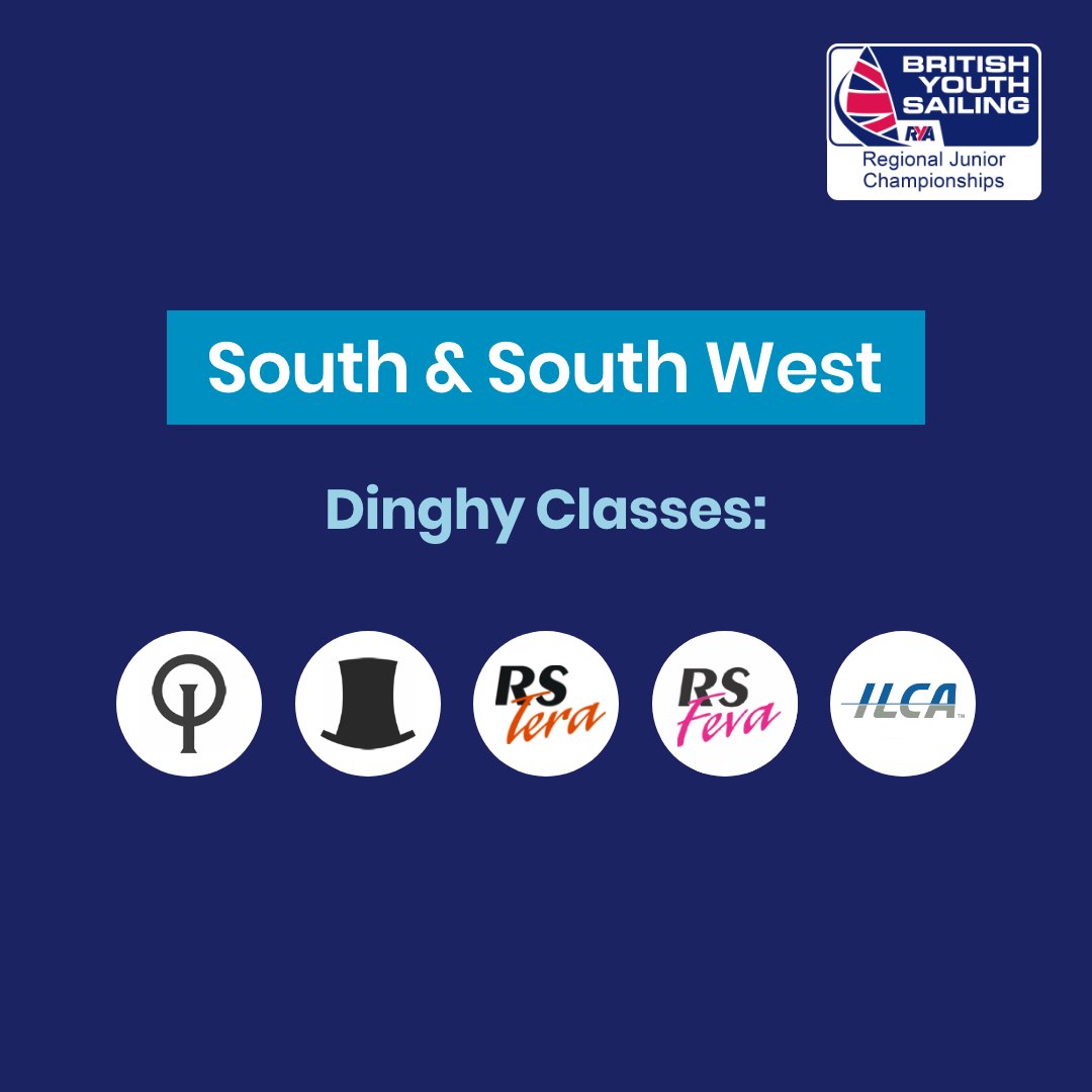 The S/SW Regional Junior Championships are back! This festival encourages all junior sailors to participate in an action-packed and fun weekend on the water. The dates are 22 and 23 June 2024 at Weymouth &amp; Portland National Sailing Academy - book now 👉 rya.org/LojS50R30FJ
