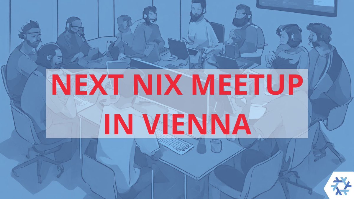 Join us for the upcoming NixOS User Group Austria meetup on April 9, 2024! Dive into two exciting presentations covering nixos-anywhere, disko and impermanence. Don't miss out – RSVP today! buff.ly/4czJMas