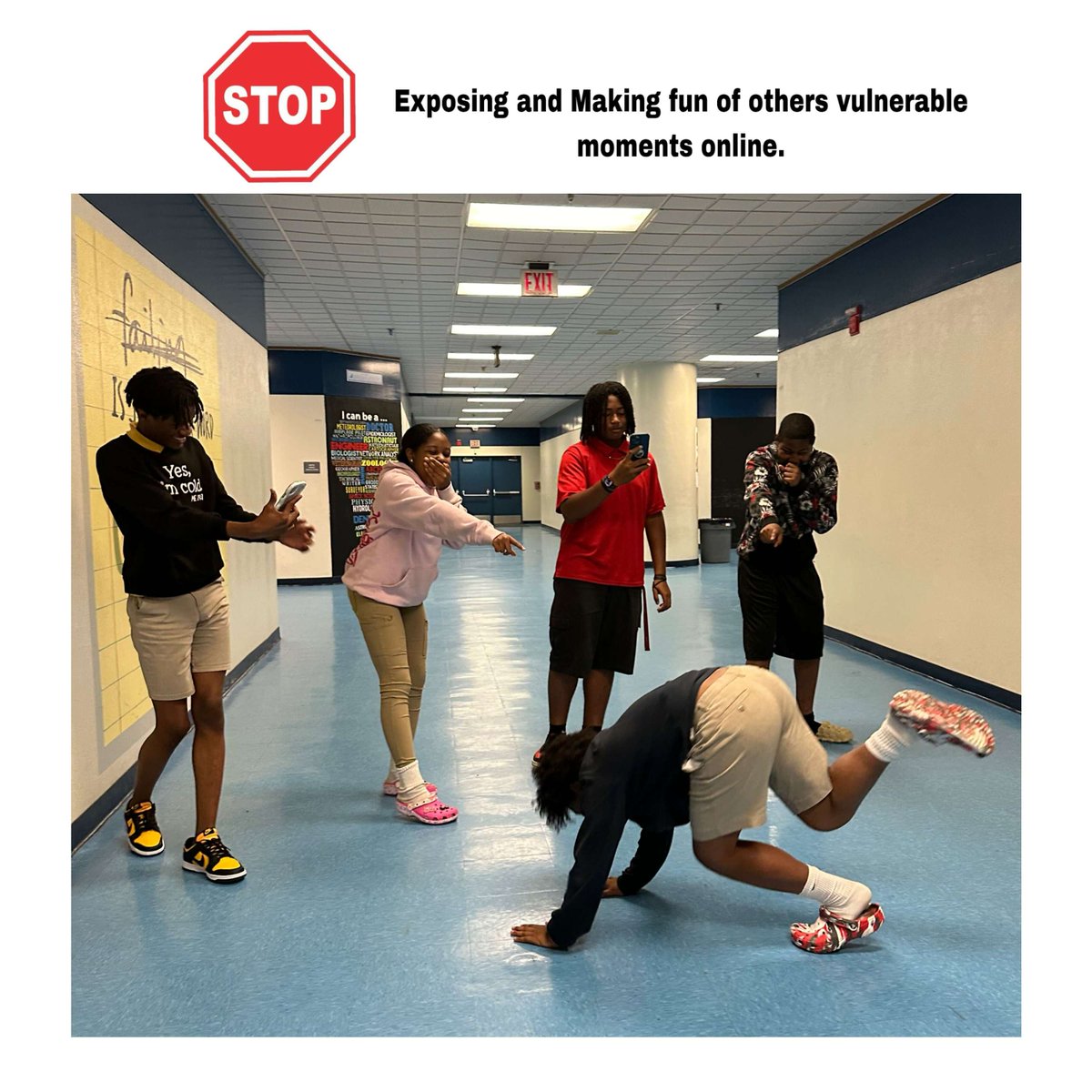 🚫 Stand up to bullying with our incredible high schoolers! 💪🏼 Our high school students collaborated on an anti-bullying campaign to be displayed at their schools! Comment down below what you will do to stop bullying in your school? #EndBullying #EmpathyMatters #HighSchoolHeroes