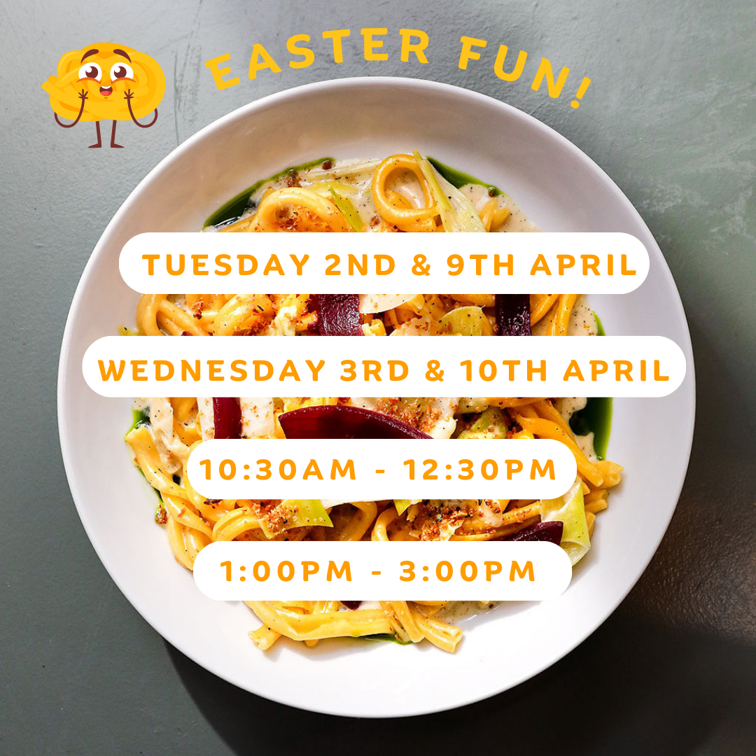 The Easter holidays are nearly upon us. Nothing planned yet for the kids? Sign them up to one of our pasta making classes in Hove. Over the 2 hour session, they will their earn pasta pro status - sticker and all and to prove it! Use the ‘Events’ link in bio to book.