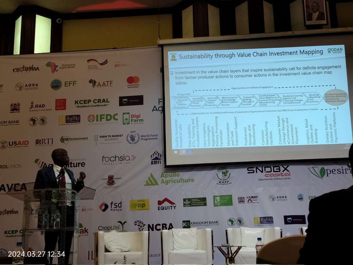 Programme for Capacity Development in Africa (@p4cda) on Twitter photo Insightful session by the CEC Agriculture <a href="/MurangaGovt_021/">MURANG'A COUNTY GOVERNMENT</a> at the Financing Agriculture Sustainably Conference 2024 <a href="/rootooba/">Rootooba</a>.
He spoke widely on how Kenya can achieve Agricultural sustainability through matching financing partners to specific value chains like it is in Murang'a Insightful session by the CEC Agriculture <a href="/MurangaGovt_021/">MURANG'A COUNTY GOVERNMENT</a> at the Financing Agriculture Sustainably Conference 2024 <a href="/rootooba/">Rootooba</a>.
He spoke widely on how Kenya can achieve Agricultural sustainability through matching financing partners to specific value chains like it is in Murang'a