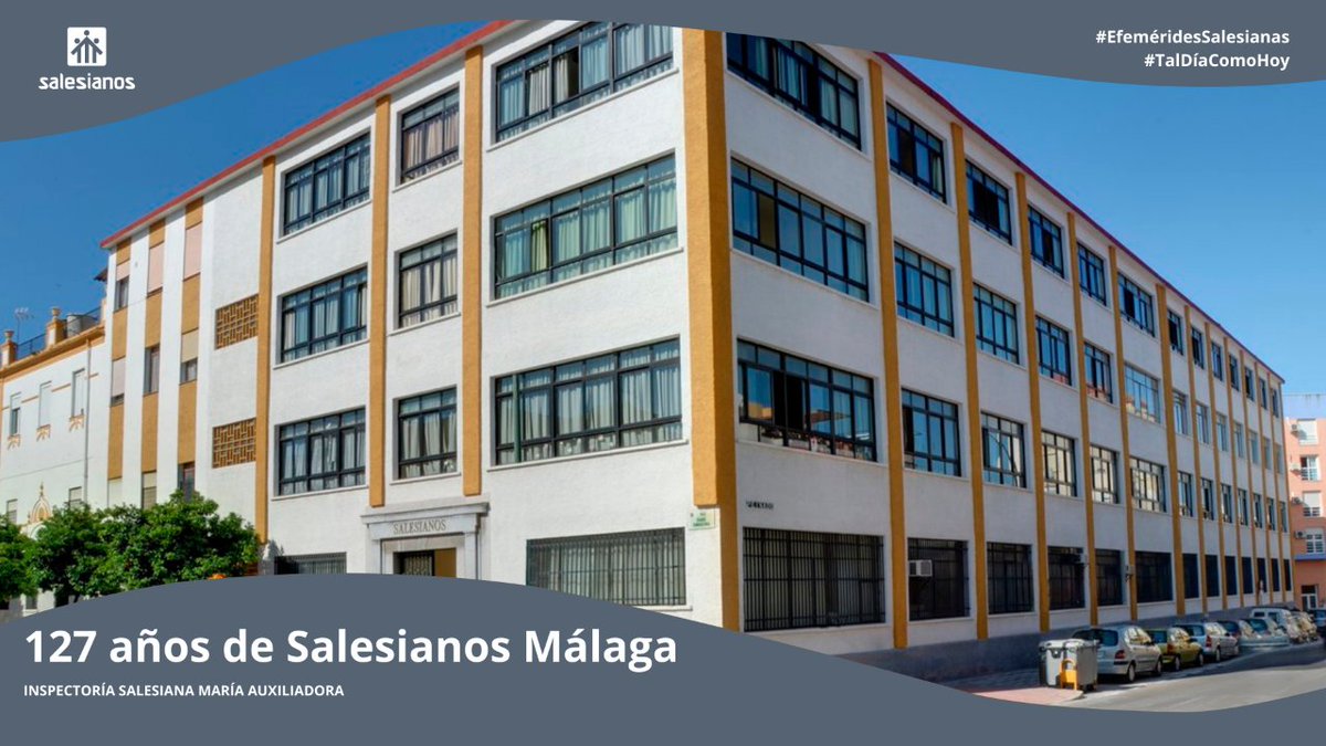 SalesianosEs's tweet photo. En 1897 los Salesianos se hicieron cargo del Asilo de San Bartolomé en Málaga. Pronto lo convirtieron en Colegio Salesiano, que hoy sigue en vigencia en la c/Eduardo Domínguez Ávila 19. Su primer director fue Epifanio Salvatore Fumagalli. ¡Feliz día @SalesianosMLG! @SalesianosSMX https://t.co/Zhd1gJs964