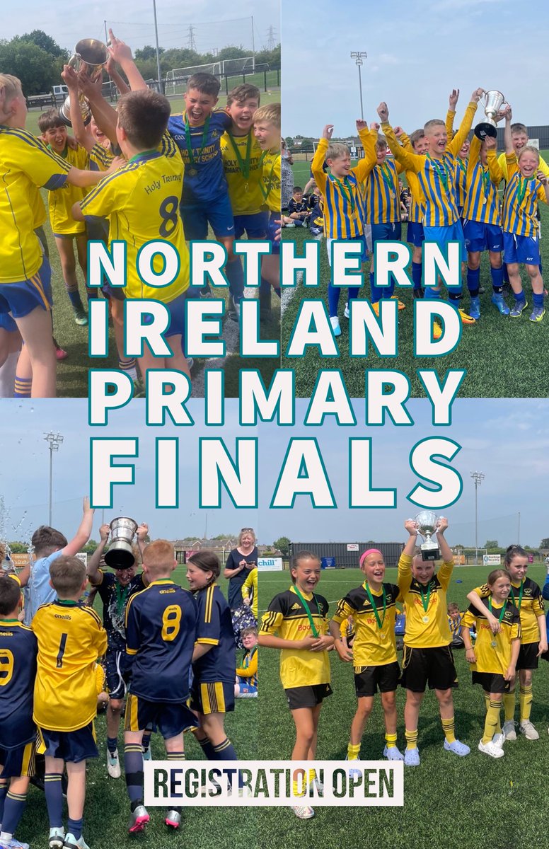 NI Primary 7 a-side Finals - REGISTRATION OPEN District secretaries, registration for this year’s finals is now available: forms.gle/mptCXUzV6VGTgC…