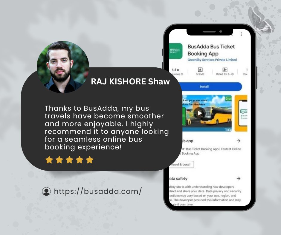 BusaddaC's tweet image. Discover what our customers have to say about Busadda! 📷 Their feedback speaks volumes about their experiences with us.

busadda.com
#CustomerVoices #BusaddaJourneys #busadda #BusaddaFeedback #CustomerOpinions #RideReviews #PassengerPerspectives #BusaddaExperiences