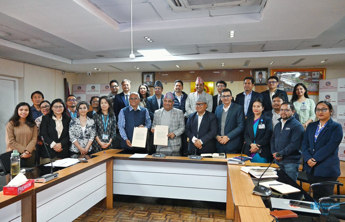 WHONepal's tweet photo. 🆕Nepal joins the Global Platform for Access to Childhood Cancer Medicines, a first of its kind initiative of @WHO &amp; @stjude to improve access to quality, safe and effective childhood cancer medicines. 

More details👉 https://t.co/Mar2b9PSht https://t.co/7OmQDBlZSO