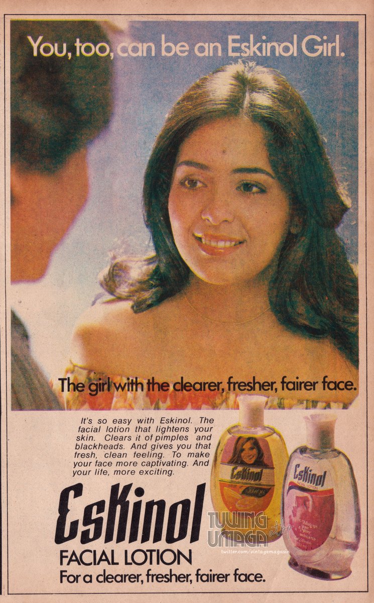 Eskinol 1980s Ad with Marianne dela Riva