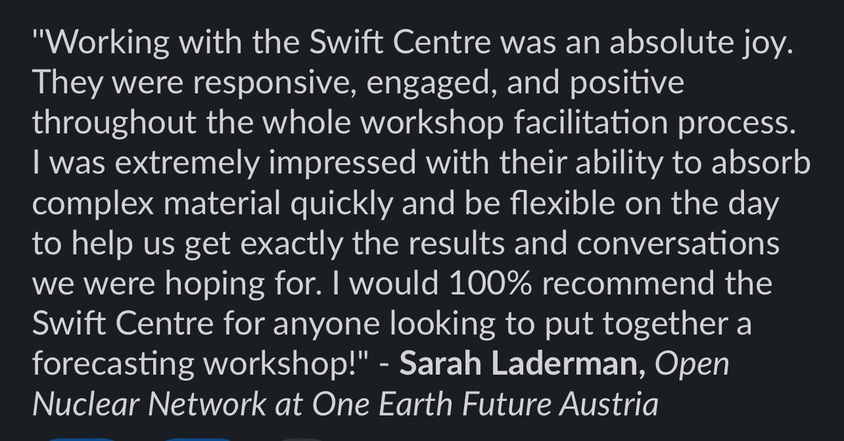 Some great stuff happening at @swift_centre recently. Firstly we got this incredible review of the recent nuclear futures workshop at @OpenNuclear