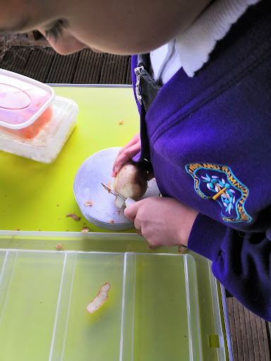 To celebrate the last session of this term's after school Bushcraft Club, the children made soup at our Money Bank Field! @ElliotFndtn