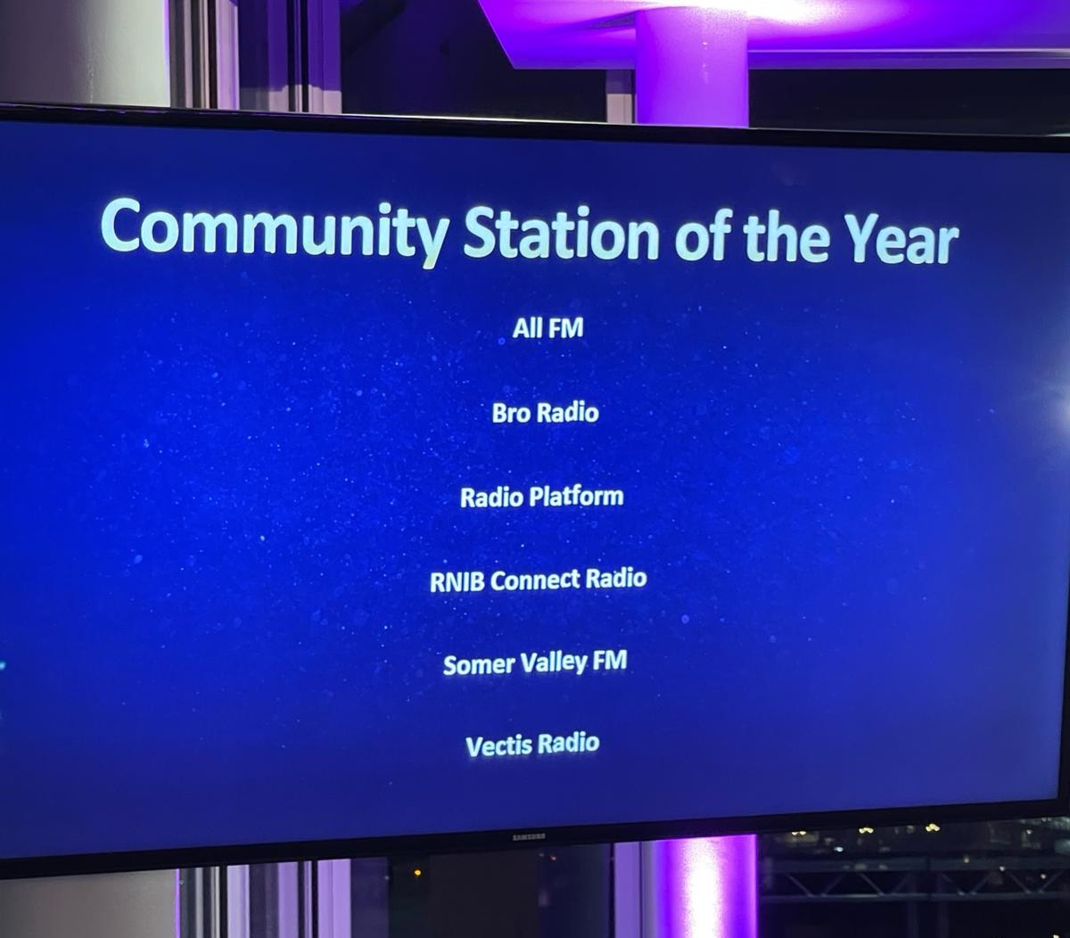 We are so delighted to have been nominated for Community Station of the Year at #UKARIAS this year! 

It's amazing to see our team and our volunteers recognised by <a href="/radioacademy/">The Radio Academy</a>. 

Hope you can cheer us and our fellow nominees on at the Award Ceremony in May!