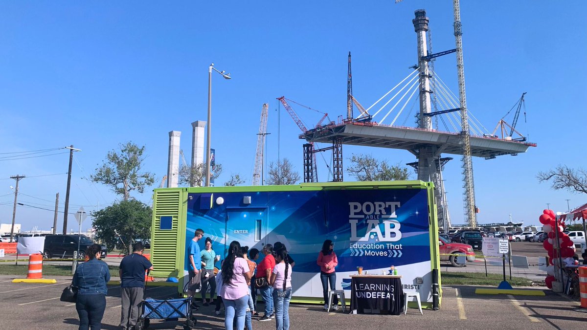 A morning full of exploration for our 800+ friends who stopped by the PORT-Able Learning Lab at the @JuniorLeague of Corpus Christi’s 6th Annual Touch-A-Truck event. Thanks to all of the community members who stopped by to try out the Breakout Box: Environmental Mission!