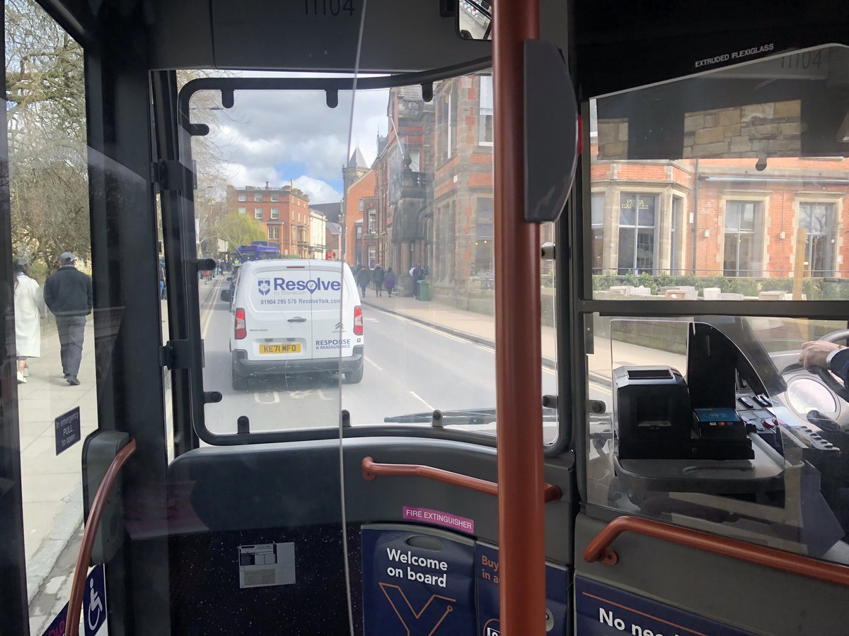 TeessideBusNerd's tweet photo. With @FirstYork retiring their remaining 2 bendys this weekend after 21 years of having bendys in service (16 years of the BG58 CitaroGs with 2 at York and several with @FirstAberdeen I believe), I’ve took it upon my All York Day ticket to bash them while I can https://t.co/lcr3XMRzsk